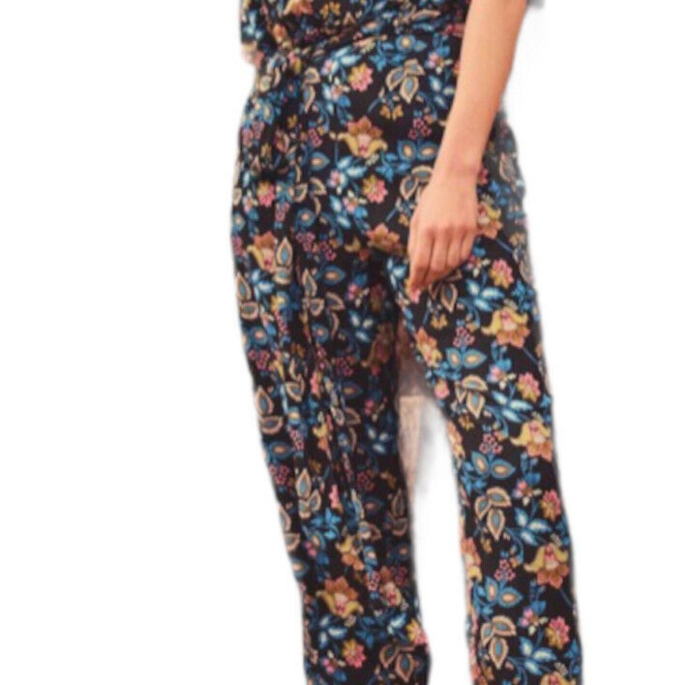 Boden Womens Paisley V Neck One Peice Jumpsuit 4R